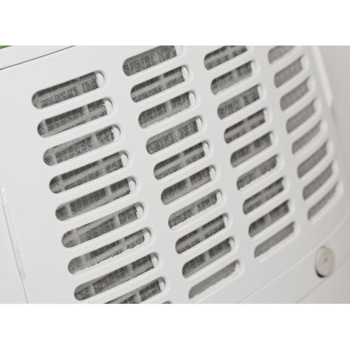 HEPA-filter en afvoerslang aansluiting