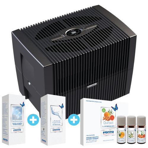 Venta LW45 Comfort Plus - Luchtbevochtiger / Luchtwasser (Pakket, hoogglans zwart)